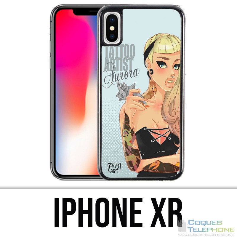 Coque iPhone XR - Princesse Aurore Artiste