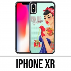 Coque iPhone XR - Princesse Disney Blanche Neige Pinup