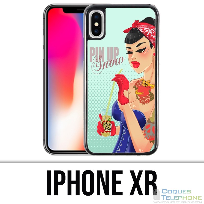 Coque iPhone XR - Princesse Disney Blanche Neige Pinup