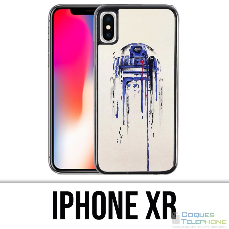 Custodia per iPhone XR - R2D2 Paint