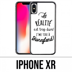 XR iPhone Case - Die Realität ist zu schwer, ich schieße auf Disneyland
