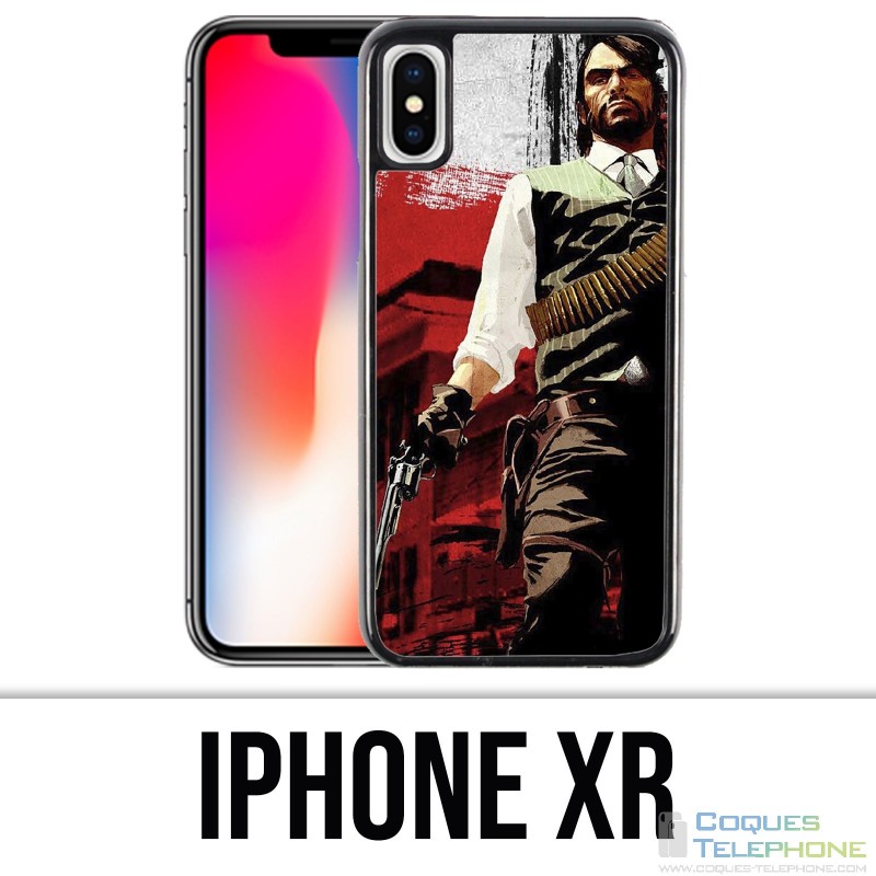 Coque iPhone XR - Red Dead Redemption Sun