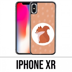 Coque iPhone XR - Renard Roux