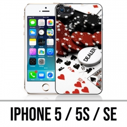 Coque iPhone 5 / 5S / SE - Poker Dealer