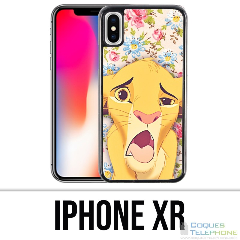 Coque iPhone XR - Roi Lion Simba Grimace