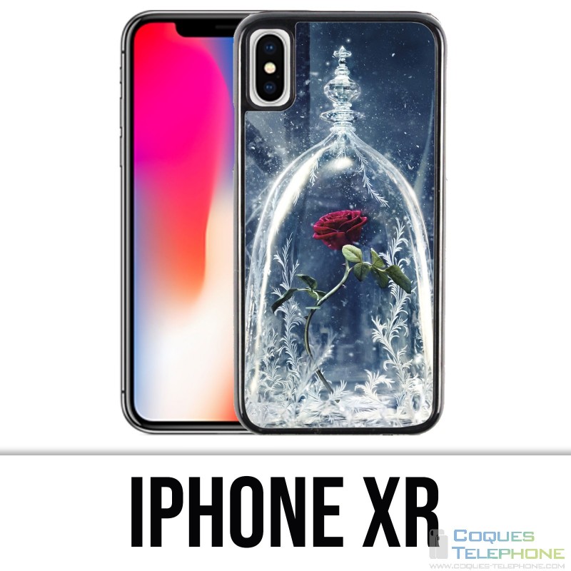 XR iPhone Fall - Rosen-Schönheit und das Tier