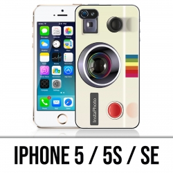 Coque iPhone 5 / 5S / SE - Polaroid Arc En Ciel Rainbow