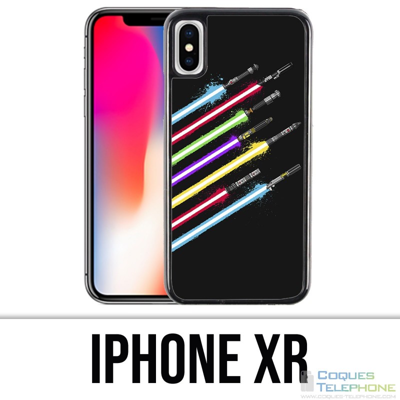 Custodia per iPhone XR - Star Wars Laser Sabre