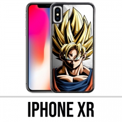 Coque iPhone XR - Sangoku Mur Dragon Ball Super