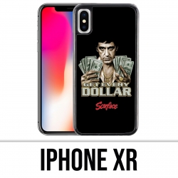 Custodia per iPhone XR - Scarface Ottieni dollari