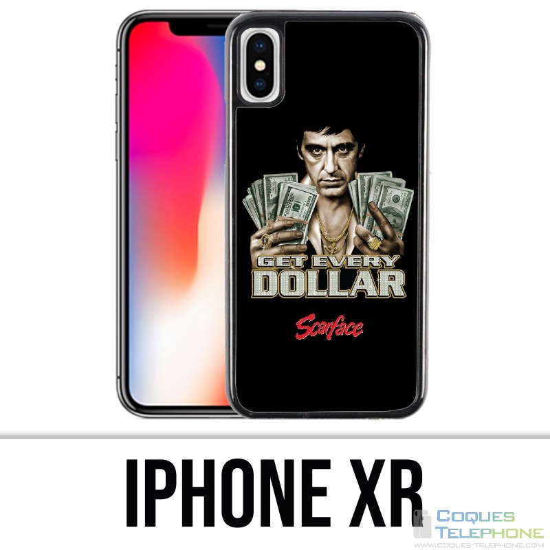 Coque iPhone XR - Scarface Get Dollars