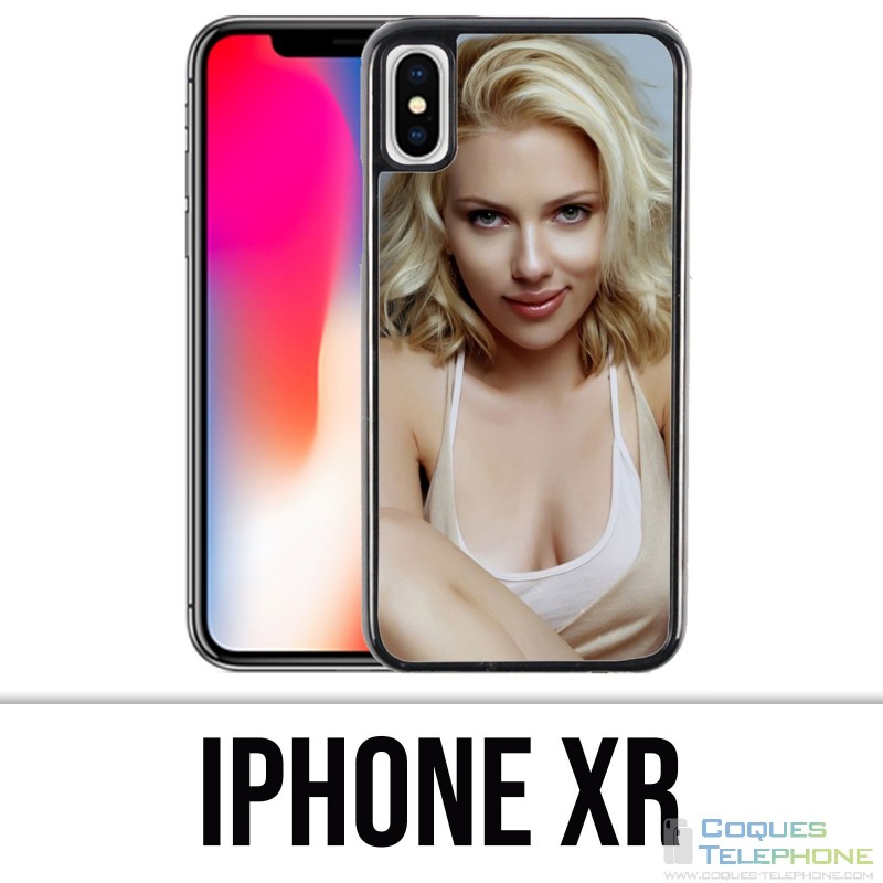 Custodia per iPhone XR - Scarlett Johansson Sexy
