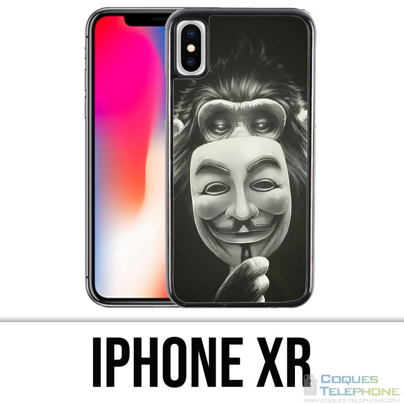 Coque iPhone XR - Singe Monkey Aviateur