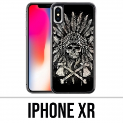 Coque iPhone XR - Skull Head Plumes