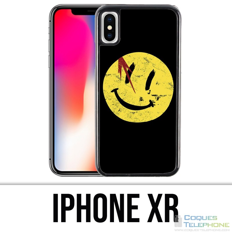 Custodia per iPhone XR - Smiley Watchmen