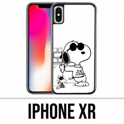 IPhone Case XR - Snoopy Black White