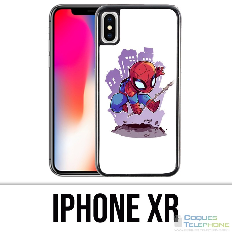 Vinilo o funda para iPhone XR - Spiderman Cartoon