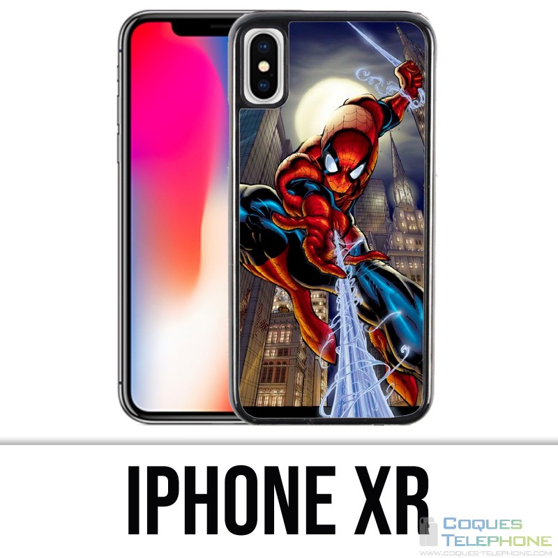 Coque iPhone XR - Spiderman Comics