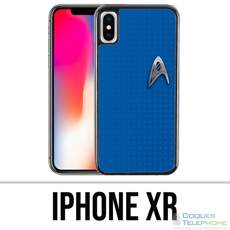 Custodia per iPhone XR - Star Trek Blue