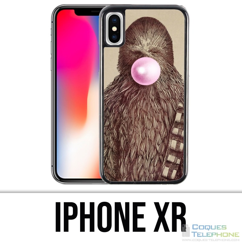 Coque iPhone XR - Star Wars Chewbacca Chewing Gum