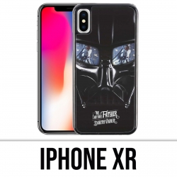 Custodia per iPhone XR - Star Wars Dark Vader Moustache