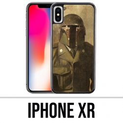 Coque iPhone XR - Star Wars Vintage Boba Fett