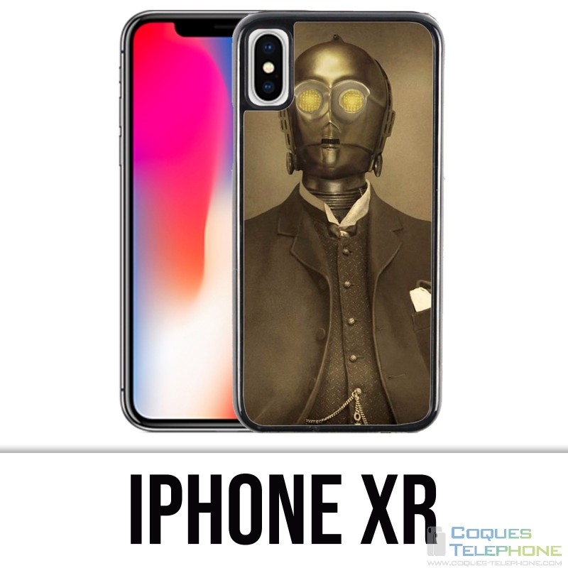 Coque iPhone XR - Star Wars Vintage C3Po