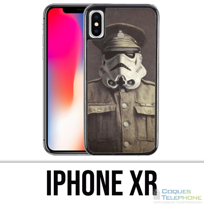 Coque iPhone XR - Star Wars Vintage Stromtrooper
