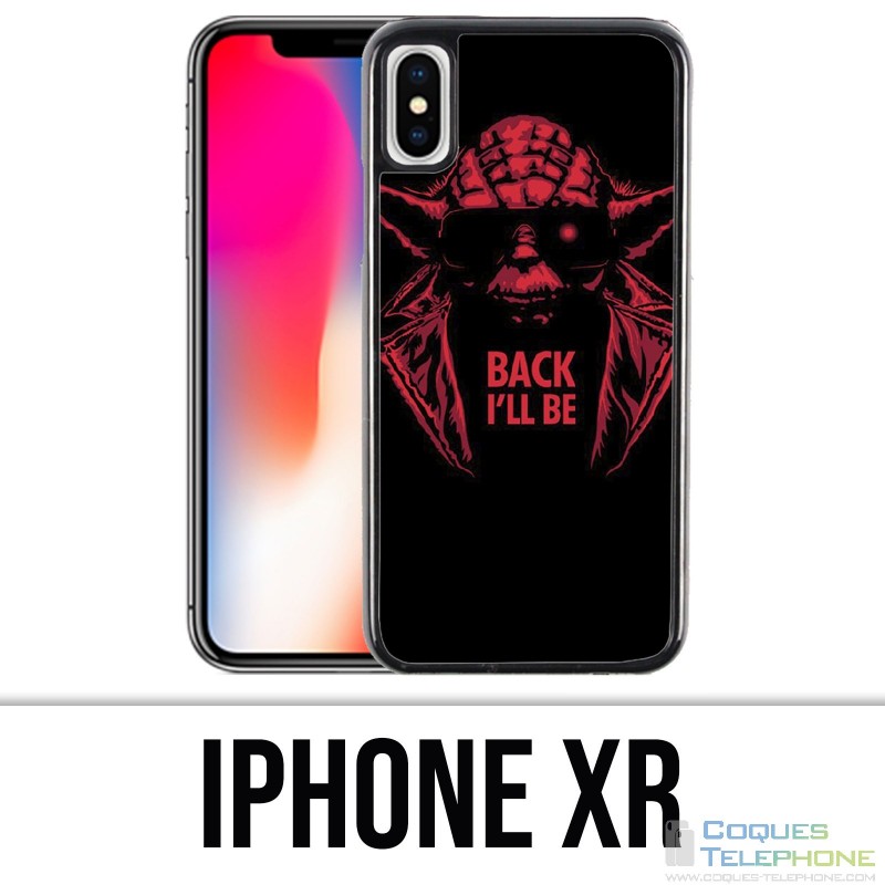Coque iPhone XR - Star Wars Yoda Terminator