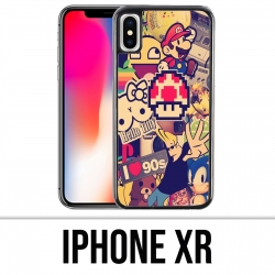 Coque iPhone XR - Stickers Vintage 90S