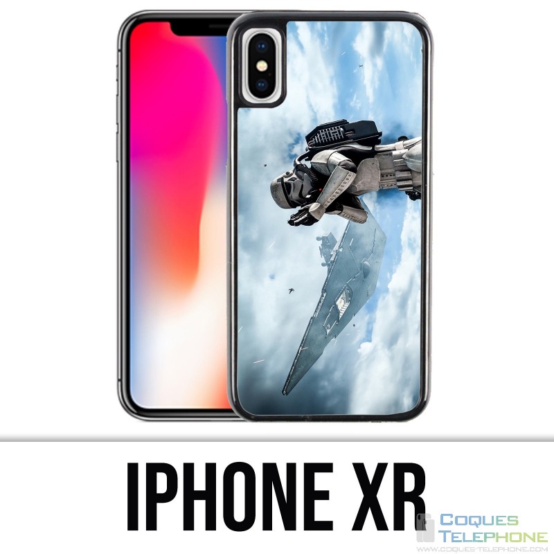 Coque iPhone XR - Stormtrooper Paint