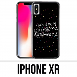 Coque iPhone XR - Stranger Things Alphabet