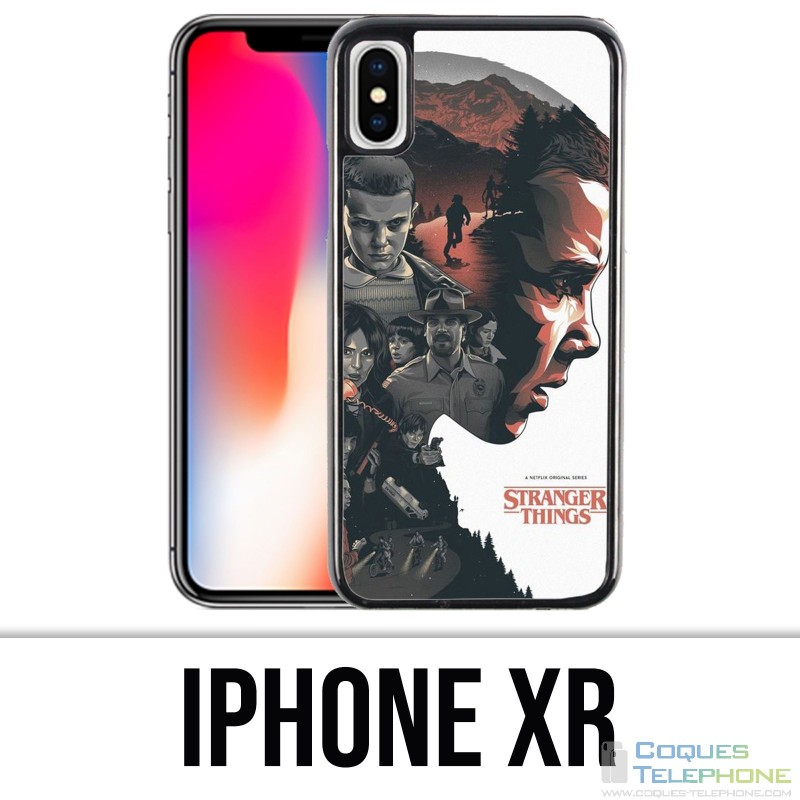 Coque iPhone XR - Stranger Things Fanart