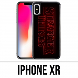 XR iPhone Fall - fremdes Sachen-Logo