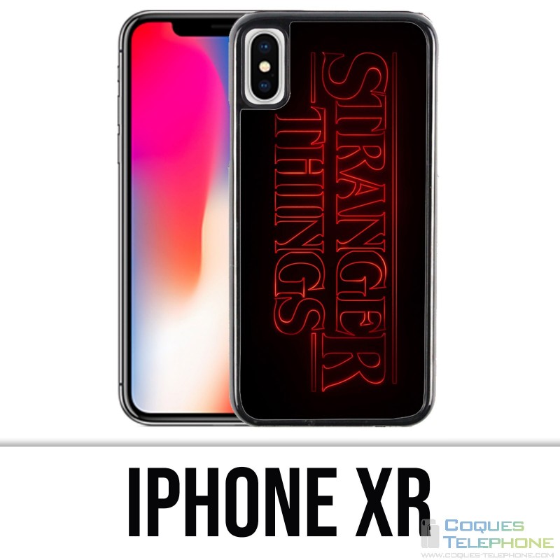 Coque iPhone XR - Stranger Things Logo