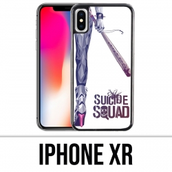 Custodia per iPhone XR - Suicide Squad Leg Harley Quinn