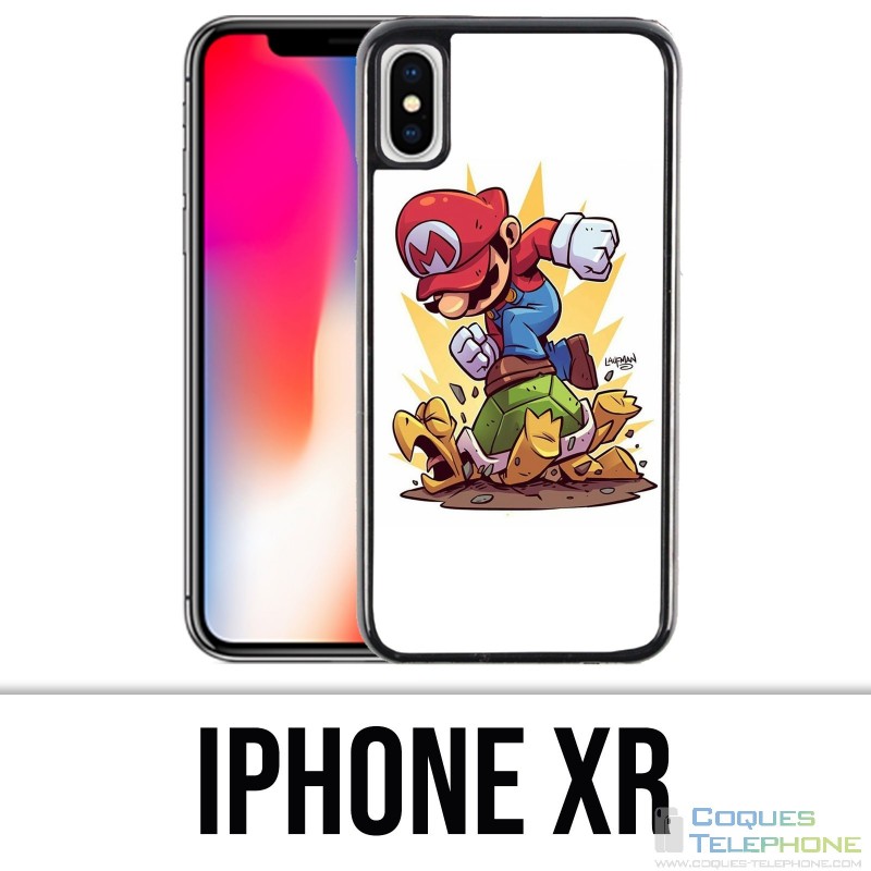 Coque iPhone XR - Super Mario Tortue Cartoon