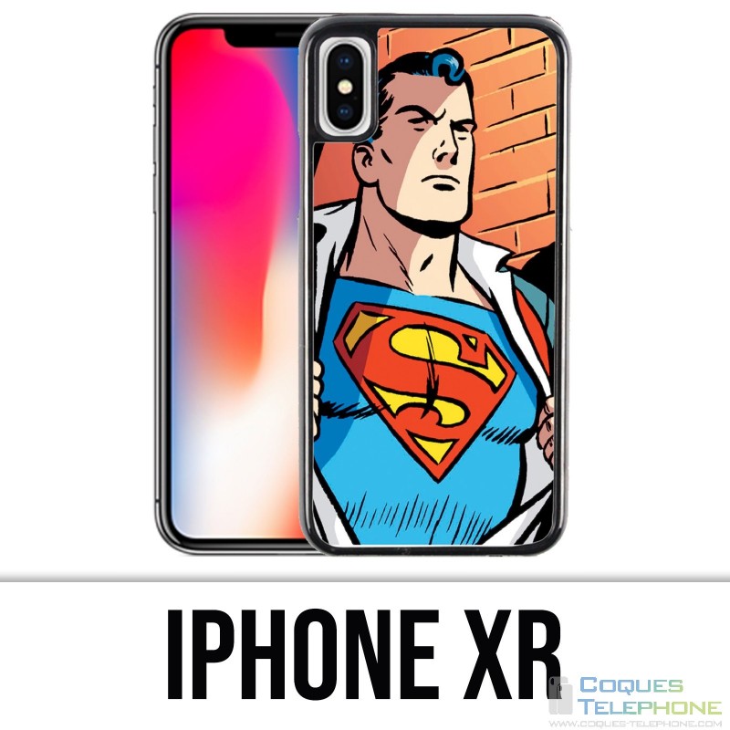 Coque iPhone XR - Superman Comics