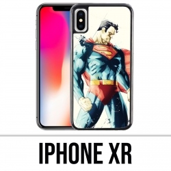 Coque iPhone XR - Superman Paintart