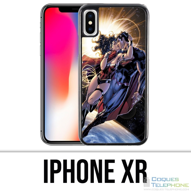 Custodia per iPhone XR - Superman Wonderwoman