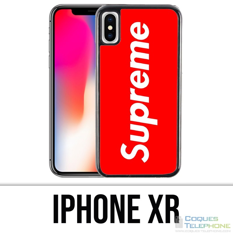 Coque iPhone XR - Supreme