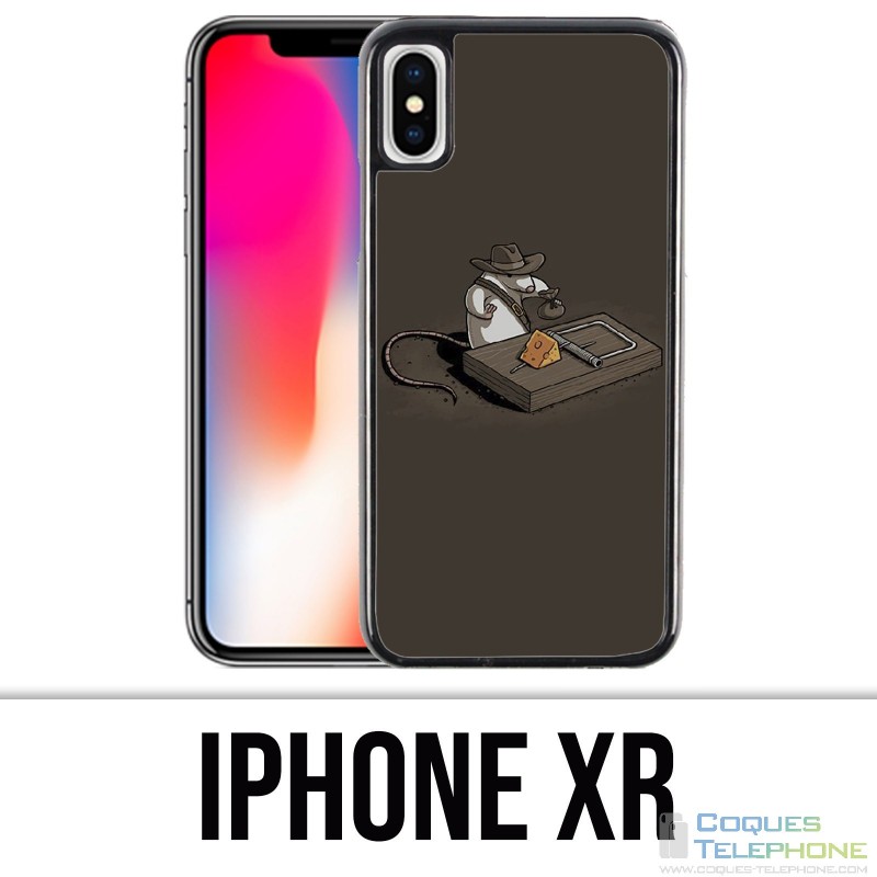 Coque iPhone XR - Tapette Souris Indiana Jones