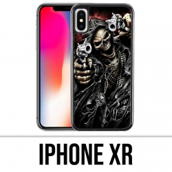 Coque iPhone XR - Tete Mort Pistolet
