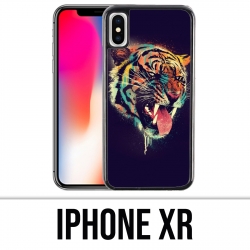 XR iPhone Fall - Tiger-Malerei