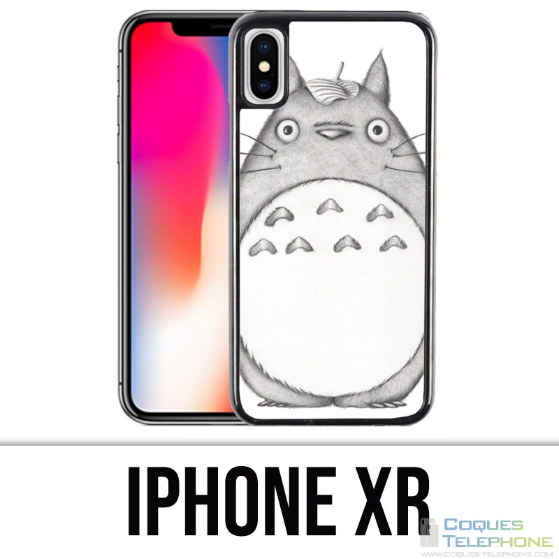Coque iPhone XR - Totoro Parapluie