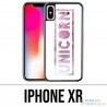 XR iPhone Fall - Einhorn-Einhorn-Blumen