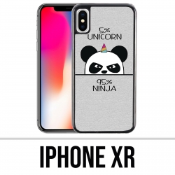 Coque iPhone XR - Unicorn Ninja Panda Licorne