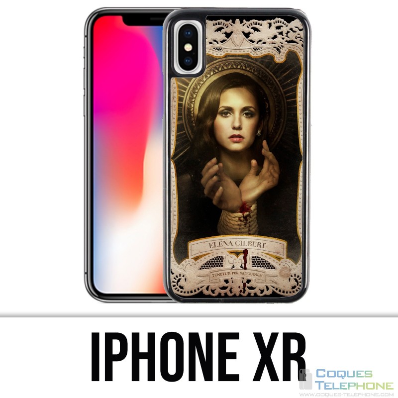 Coque iPhone XR - Vampire Diaries Elena