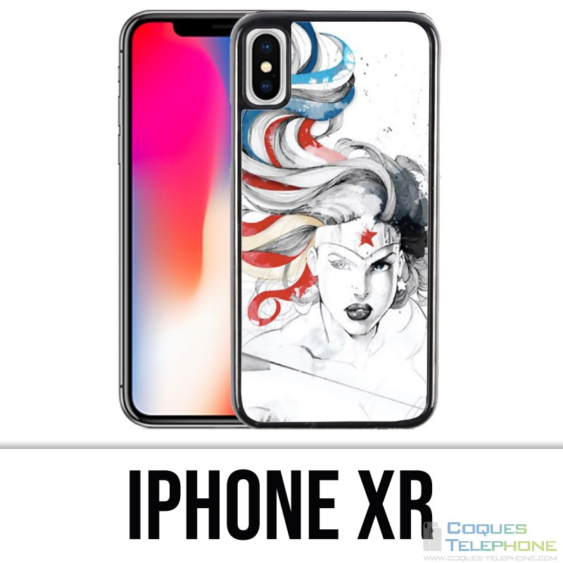 Coque iPhone XR - Wonder Woman Art Design