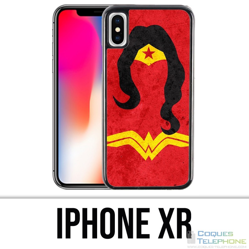 Coque iPhone XR - Wonder Woman Art